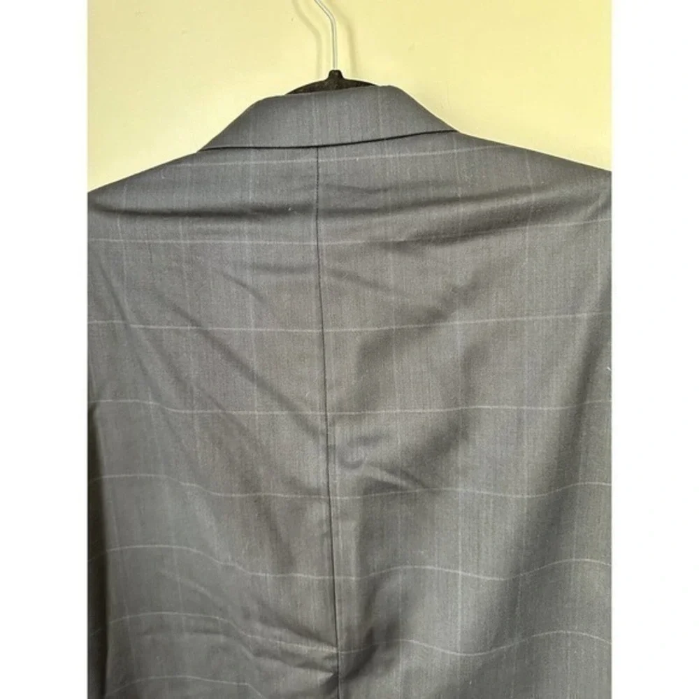 Andrew Fezza Men's‎ Blazer Sport coat Jacket  armpit to armpit 45 inches Blue